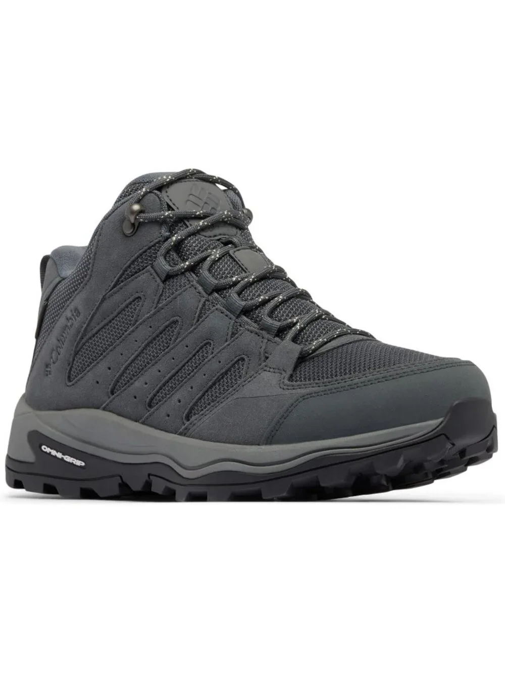 Men's Graphite Waterproof Shoes Solid Low Top Closed Toe Non Slip Hiking Boot